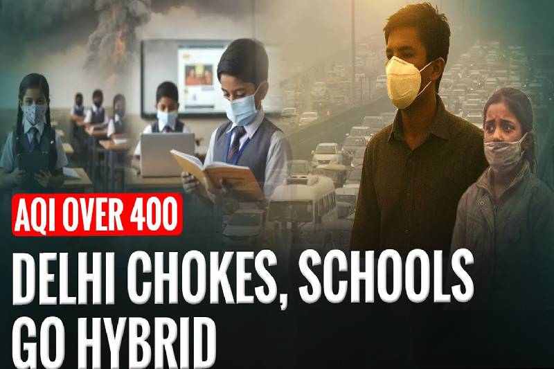 Delhi-NCR Schools Shift to Hybrid Learning as GRAP Stages 3 and 4 Come into Force