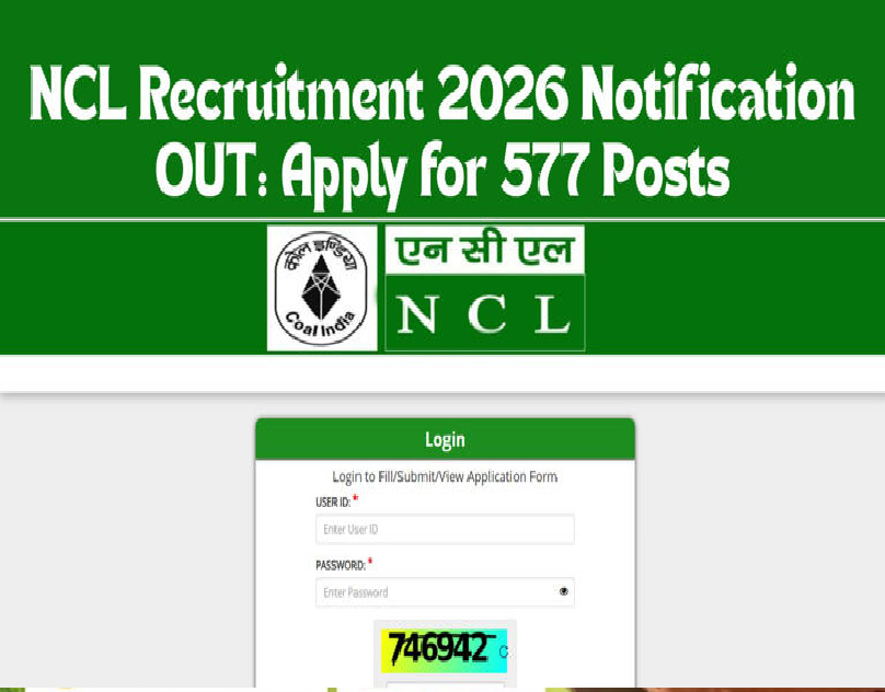 NCL Recruitment 2026: Apply for 577 HEMM, Paramedical Posts