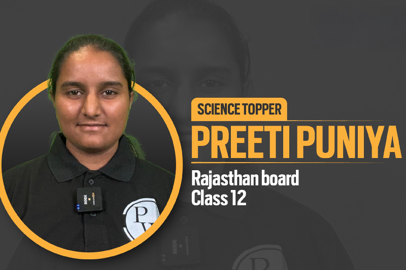 From Fields to First Rank: Farmer’s Daughter Preeti Puniya Tops Rajasthan’s Class 12 Science Exam
