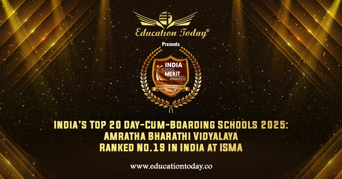India’s Top 20 Day-Cum-Boarding Schools 2025: Amratha Bharathi Vidyalaya Ranked No.19 in India at ISMA