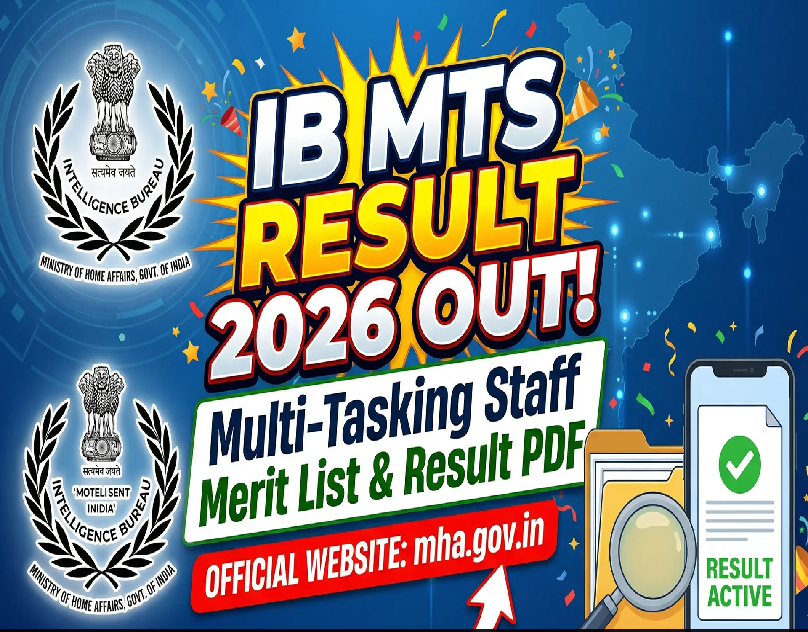 IB MTS Result 2026 Out at MHA.gov.in, Tier 2 Next Steps
