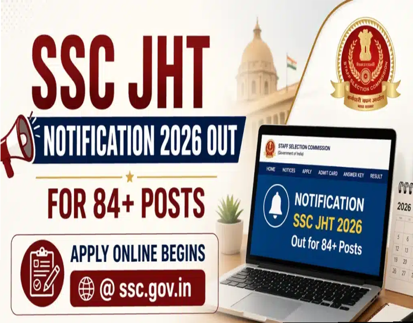 SSC JHT Recruitment 2026 Notification Out for Translator Posts