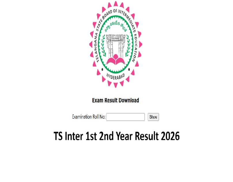 TS Intermediate Results 2026 Date: Telangana Inter Result Update