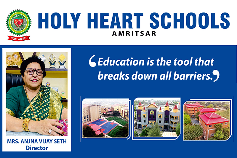 Holy Heart Schools Amritsar | Vision of Excellence by Mrs. Anjna Vijay Seth