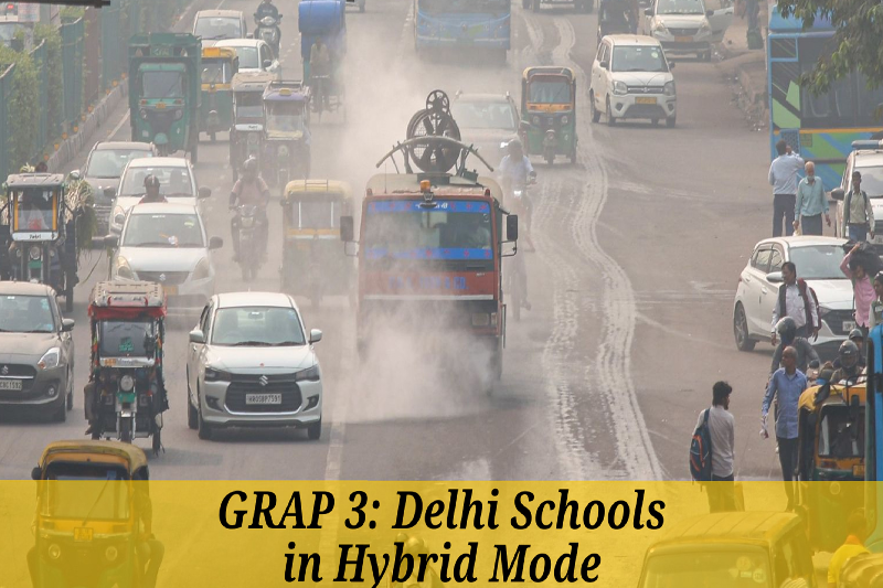 Delhi Schools Switch to Hybrid Mode as GRAP III Restrictions Enforced Amid ‘Severe’ Air Pollution