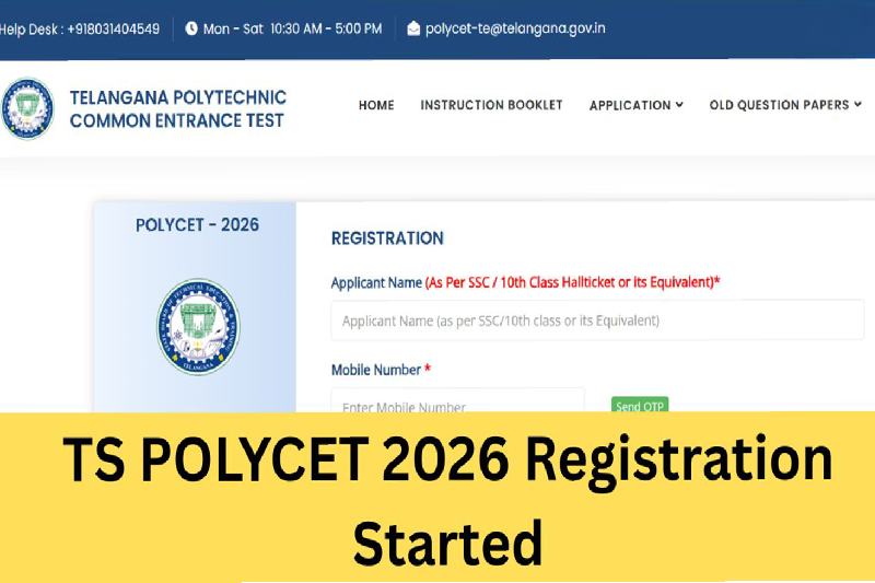 TS POLYCET 2026 Registration Opens: Expanding Pathways to Technical Education in Telangana