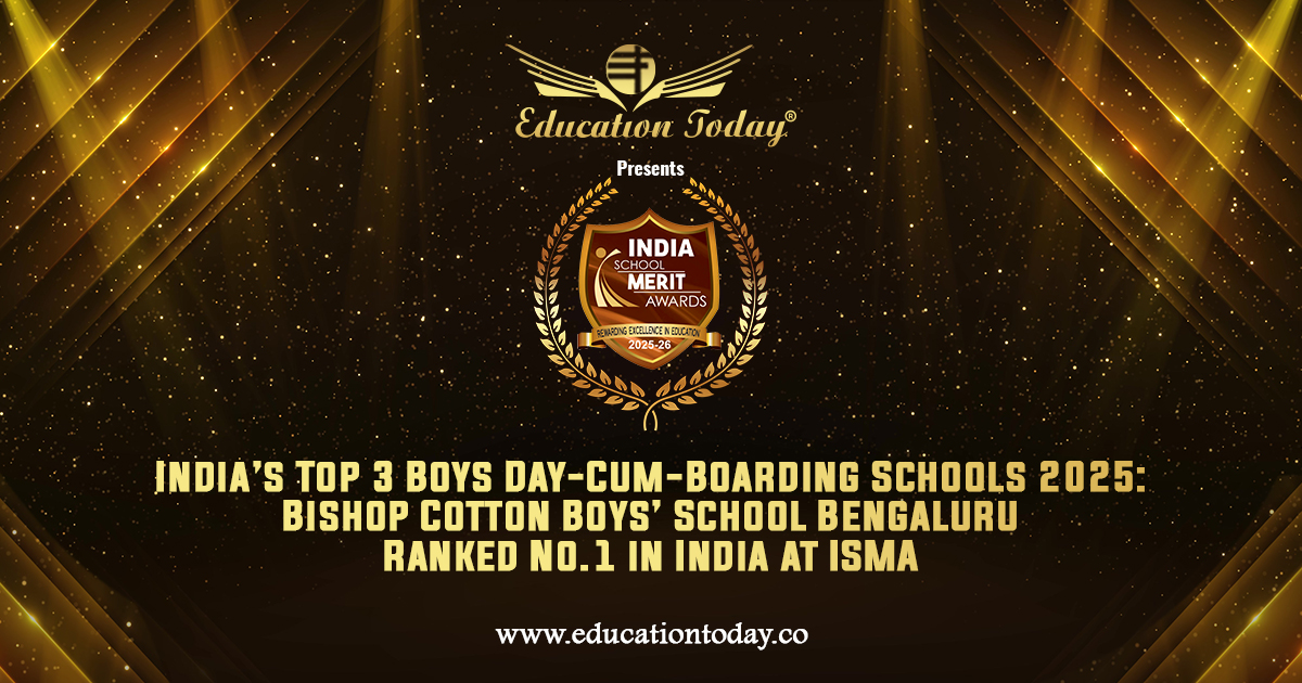 India’s Top 3 Boys Day-Cum-Boarding Schools 2025: Bishop Cotton Boys’ School Bengaluru Ranked No.1 in India at ISMA