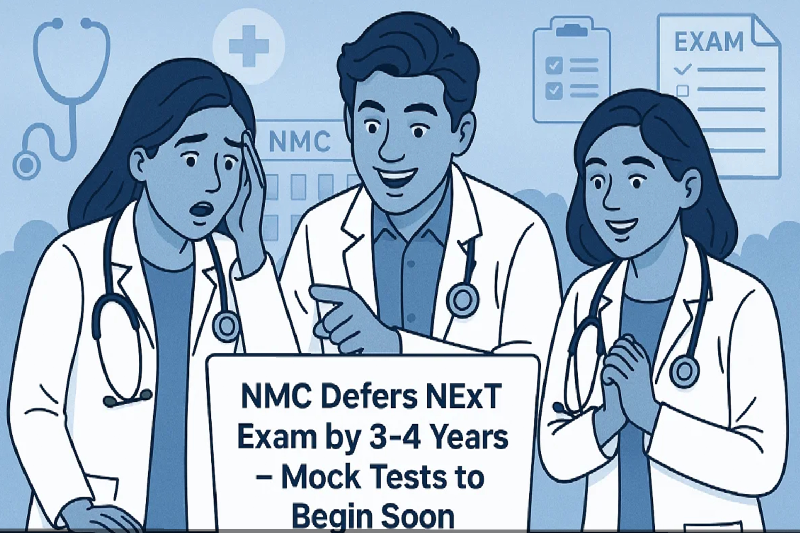 NExT Exam Deferred: NMC Confirms Delay, Assures Gradual Implementation and Stakeholder Consensus