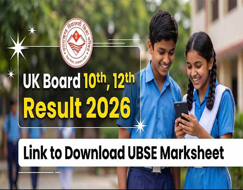 UBSE 10th, 12th Result 2026 Declared at ubse.uk.gov.in