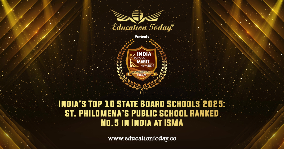India’s Top 10 State Board Schools 2025: St. Philomena’s Public School Ranked No.5 in India at ISMA
