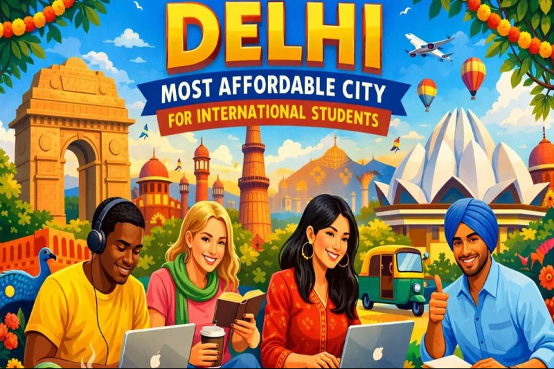 Delhi Emerges as the World’s Most Affordable City for International Students: A New Chapter in Global Education Mobility