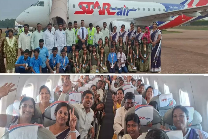 Karnataka Headmaster Funds Students’ First Flight, Inspires the Nation