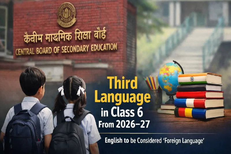 CBSE to Introduce Third Language in Class 6 from 2026–27 in Line with NEP 2020