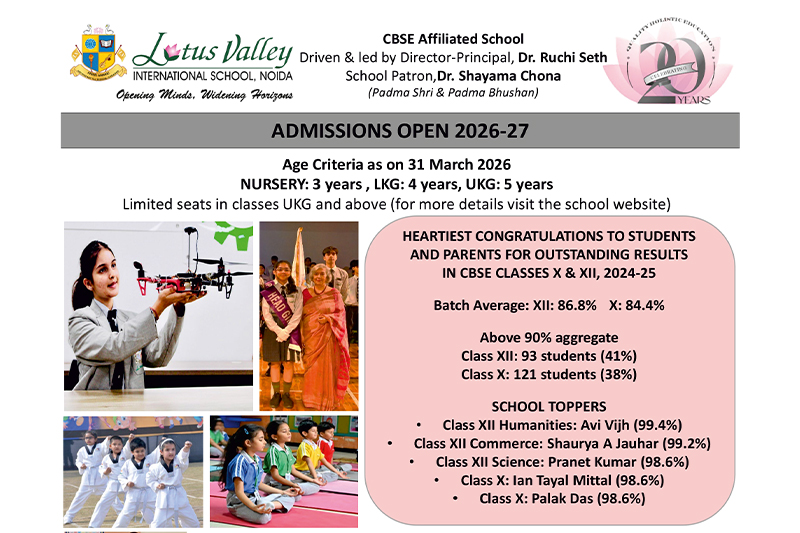 Lotus Valley International School Noida – Vision, Values & Innovation in Education
