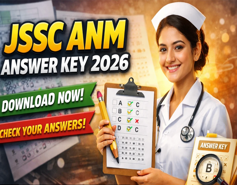 JSSC ANM Answer Key 2026 Released at jssc.jharkhand.gov.in