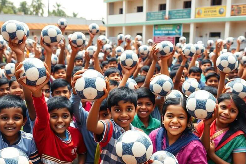 FIFA and Indian Government Join Forces to Distribute 10 Lakh Footballs to Schools Under Football for Schools Programme
