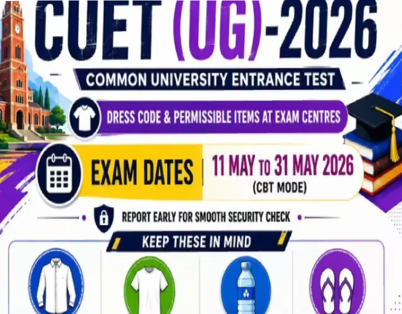 CUET UG 2026 Dress Code and Exam-Day Guidelines Released
