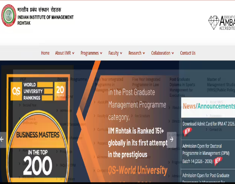 IPMAT 2026 Admit Card Released by IIM Indore & Rohtak