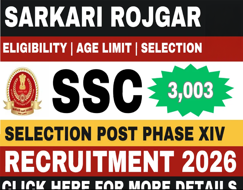 SSC Selection Post 2026 Notification Out: 3003 Vacancies, Exam Details and Application Process