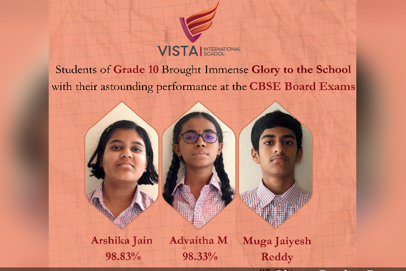 Vista International School Shines Bright with Stellar CBSE Results 2024–25