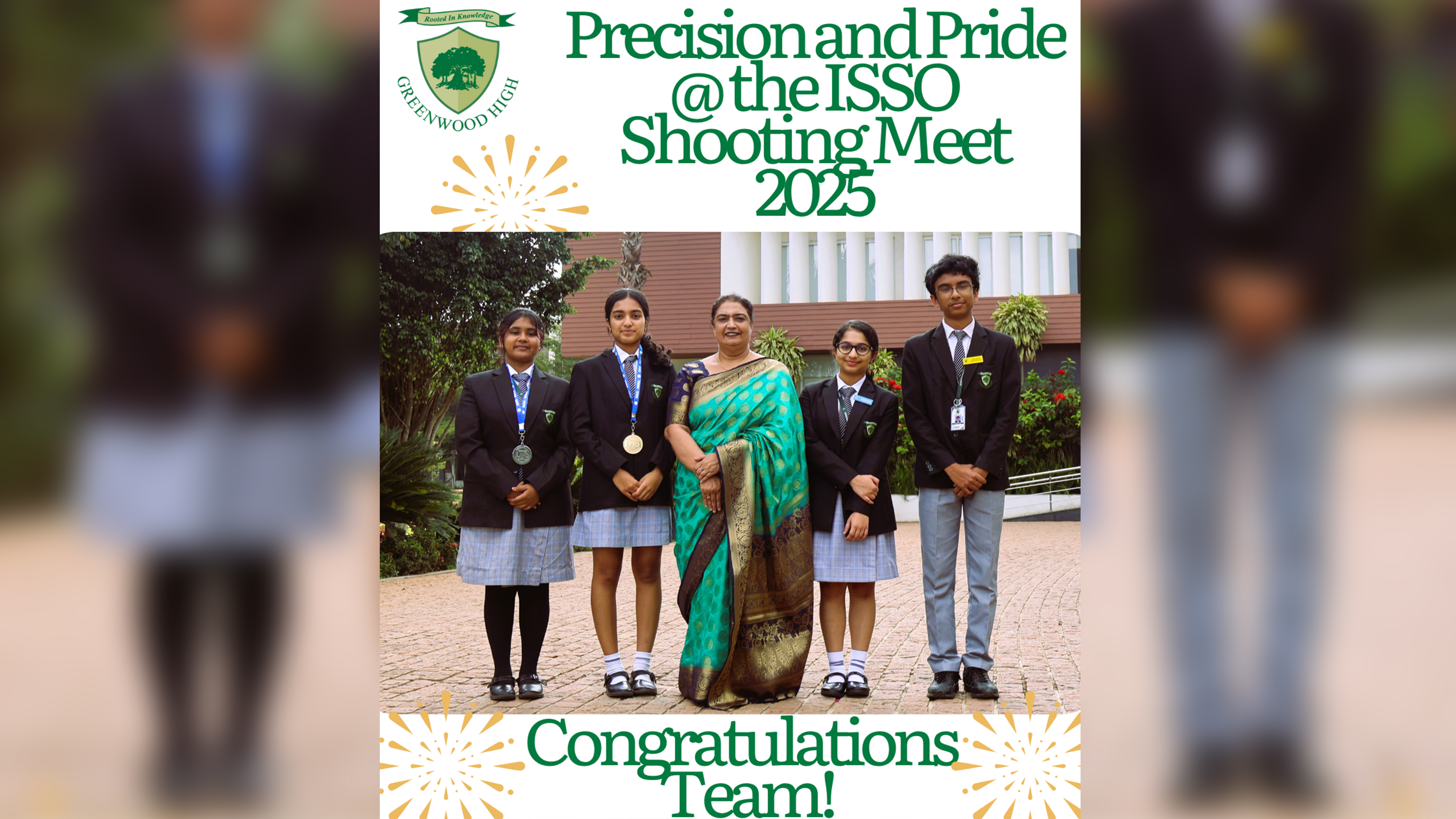 Greenwood High Students Excel at ISSO Shooting Championship 2025