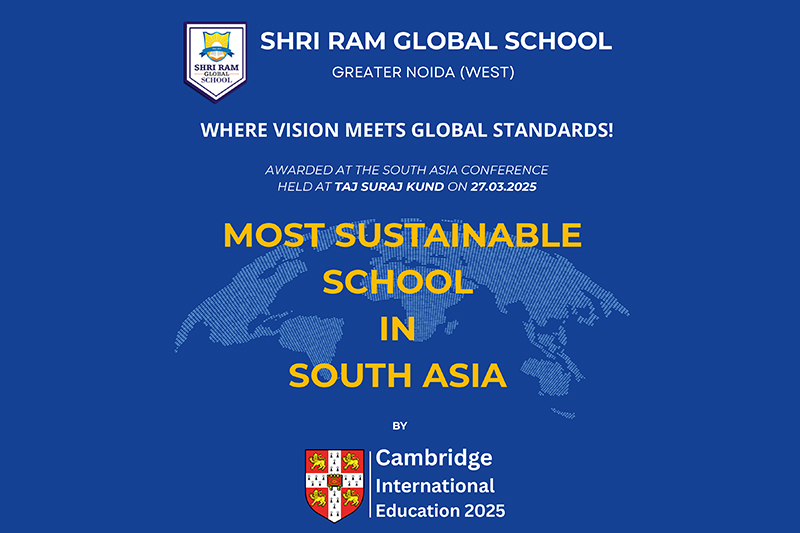Shri Ram Global School, Greater Noida: Vision of Jyoti Kapur &amp; Sanjiv Kapur