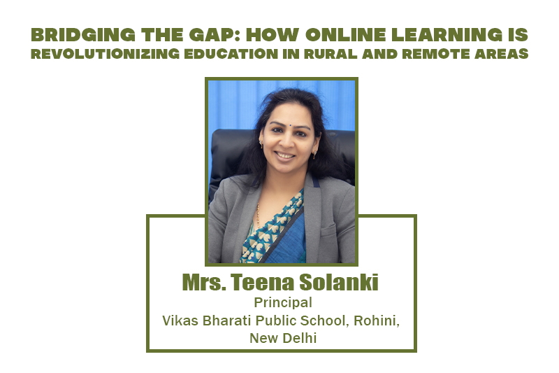 Vikas Bharati Public School | Teena Solanki on Online Learning in Rural Education