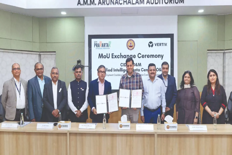 IIT Madras and Vertiv Join Hands to Upskill 2,000 STEM Students in Data Centre Operations and Maintenance