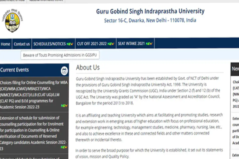 GGSIPU Releases Admission Brochure for UG, PG, and PhD Courses; Online Registration Begins February 2, 2026