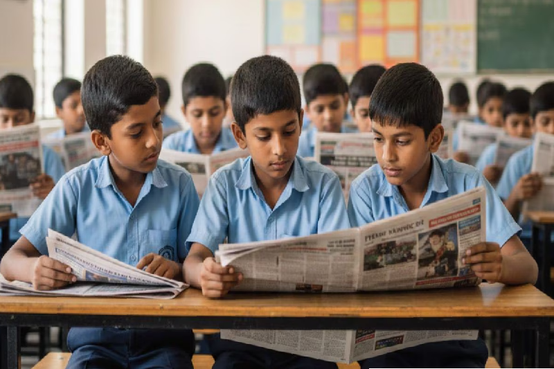 UP Govt Mandates Daily Newspaper Reading in Schools: How the New Policy Aims to Build Reading Habits and Reduce Screen Time