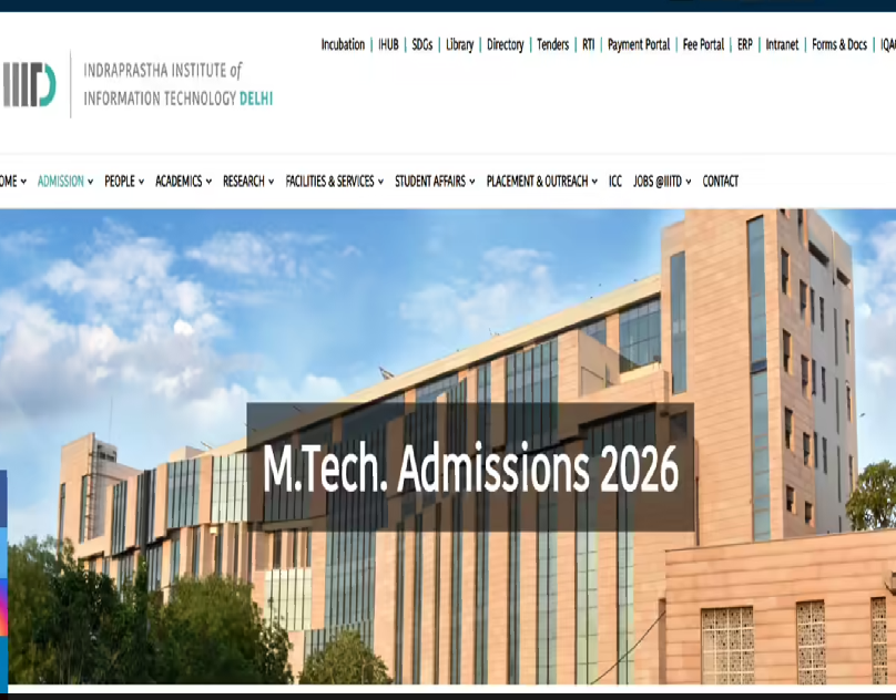 IIIT Delhi MTech 2026 Round 1 Seat Allotment Released