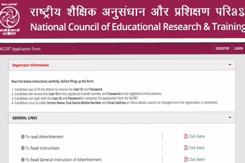 NCERT Recruitment 2025-26: Last Day to Apply Today, Payment Deadline Extended to February 2