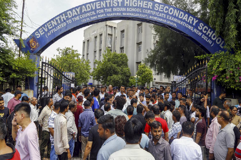 Ahmedabad School Tragedy: Class 10 Student Dies After Stabbing by Junior, Protests Erupt