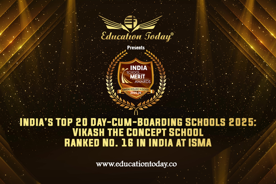 India’s Top 20 Day-Cum-Boarding Schools: Vikash the Concept School Ranked No. 16 in India at ISMA 2025