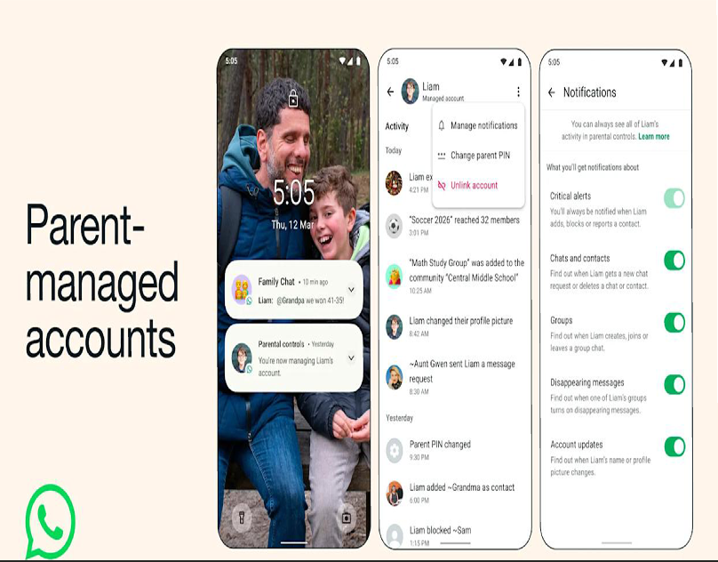 WhatsApp Launches Parent-Managed Accounts for Kids Under 13 With Controls