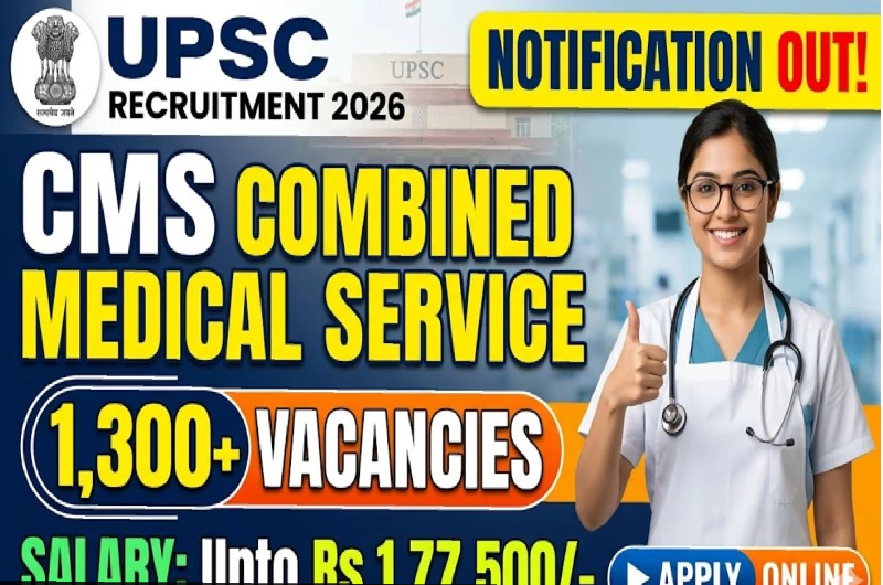UPSC CMS 2026 notification released, registration begins at upsconline.nic.in; direct link to apply here