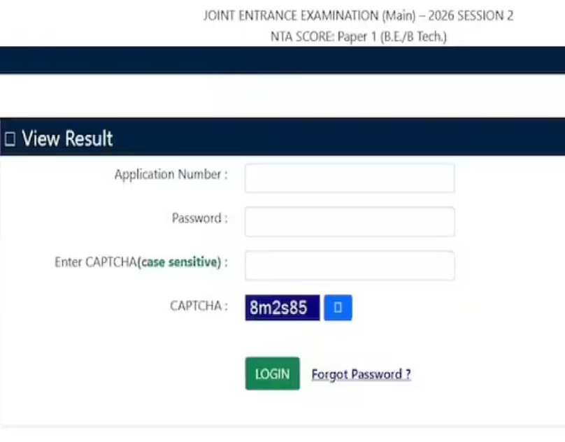 JEE Main 2026 Session 2 Result Out, Scorecard & Cut-Off
