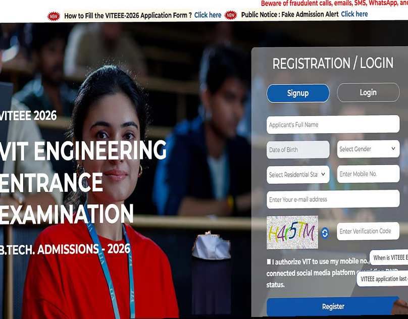 VITEEE 2026 Registration Closes March 31: How to Apply Online
