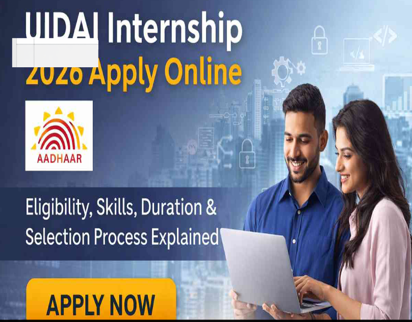 UIDAI Internship 2026: Apply by April 15 for Aadhaar Tech Centre Roles