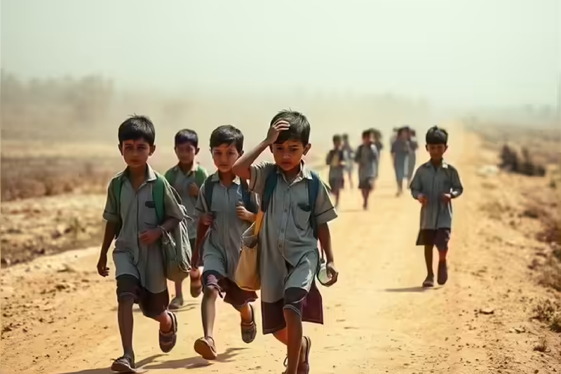 Children Exposed to Heat Waves May Lose Up to 1.5 Years of Schooling, Warns UNESCO