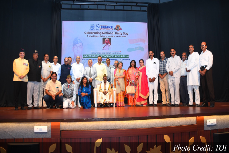 Swami Vivekanand Subharti University Celebrates National Unity Day: Honouring Sardar Patel and the Spirit of Akhand Bharat